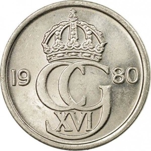 25 öre 1980