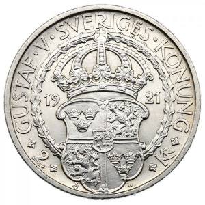 2 kronor jubileum 1921