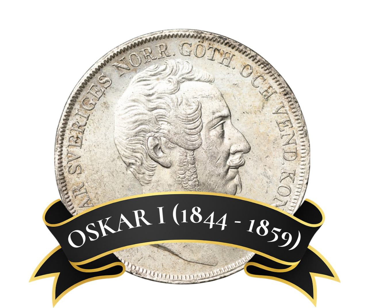 Oskar I Mynt