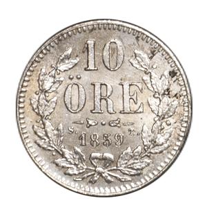 10 öre 1859