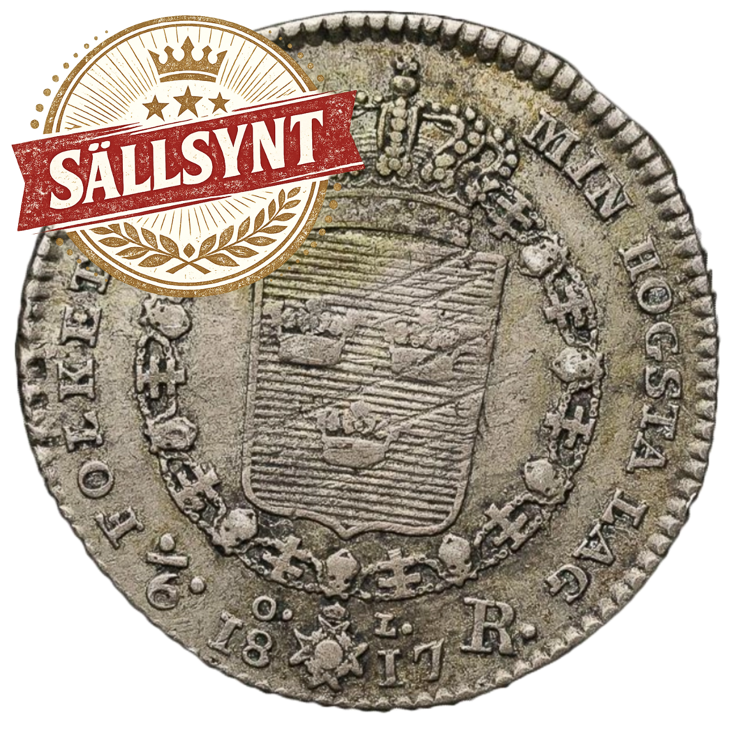 1/6 riksdaler 1817