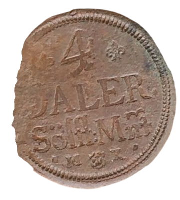 4 daler silvermynt kristina