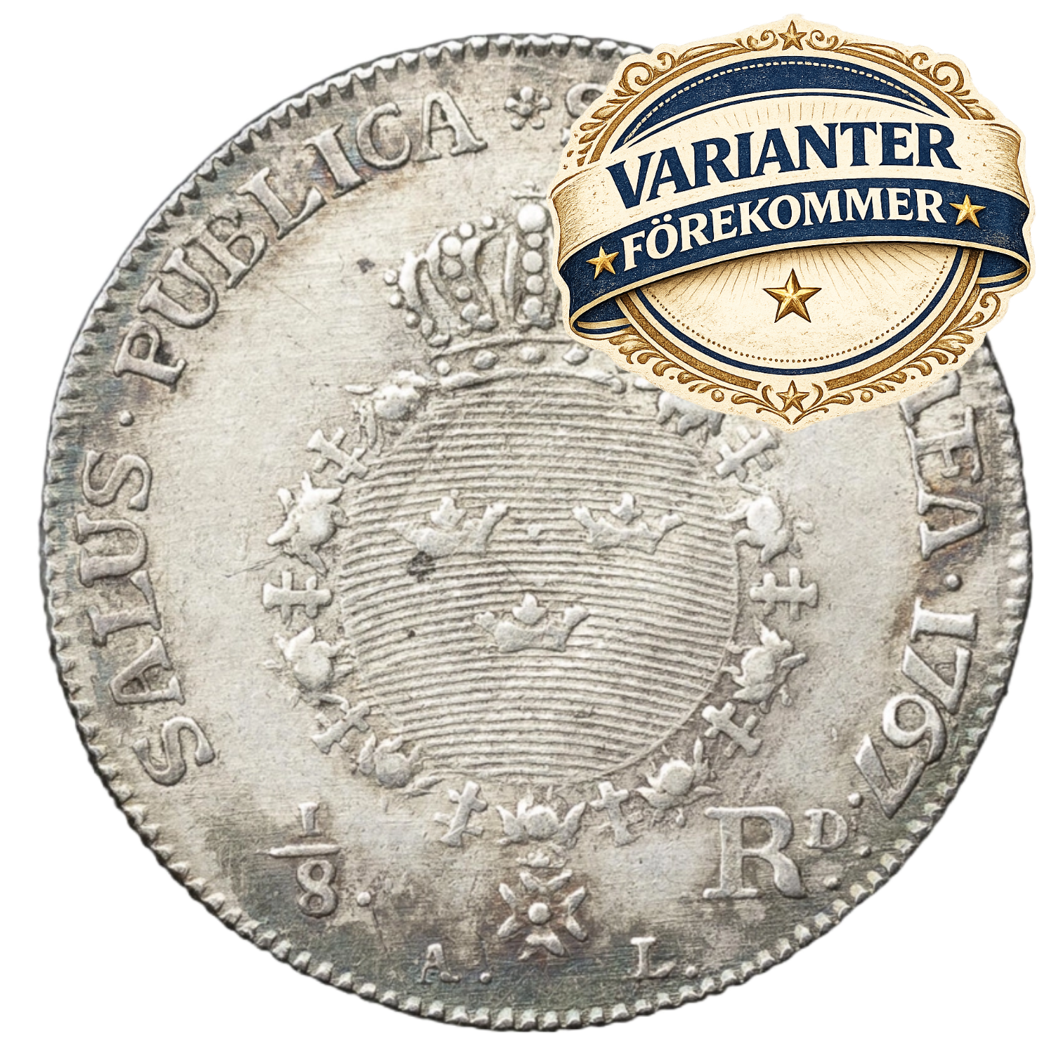 1/8 Riksdaler 1767