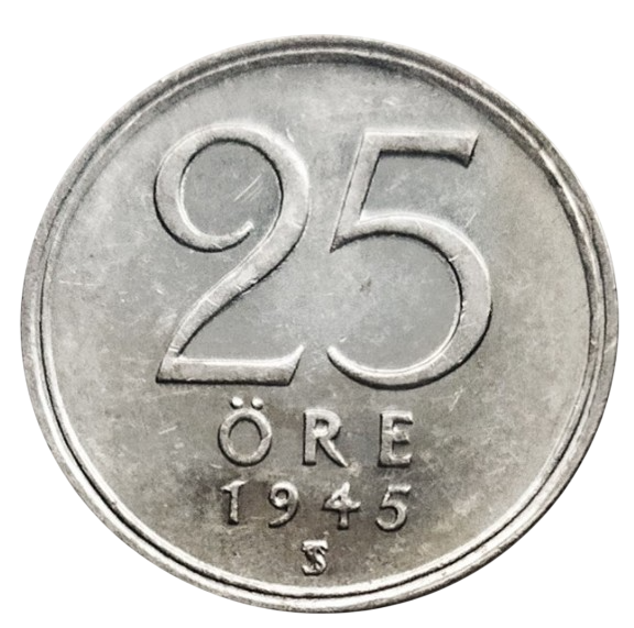 25 öre 1945
