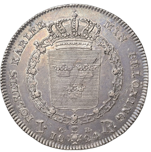 1 riksdaler 1824