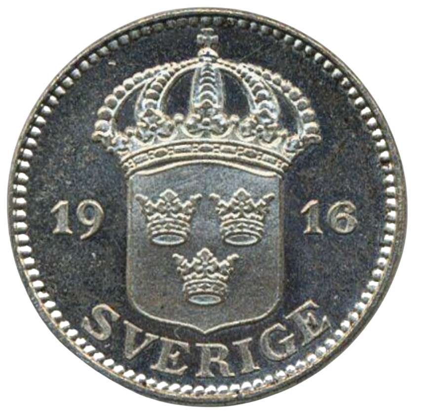 25 öre 1916
