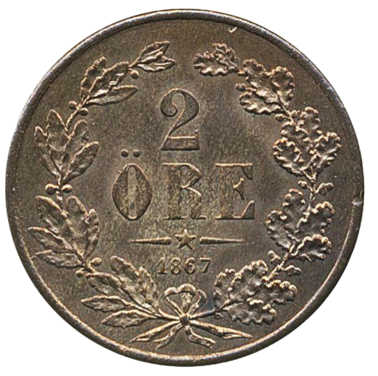 2 Öre 1867