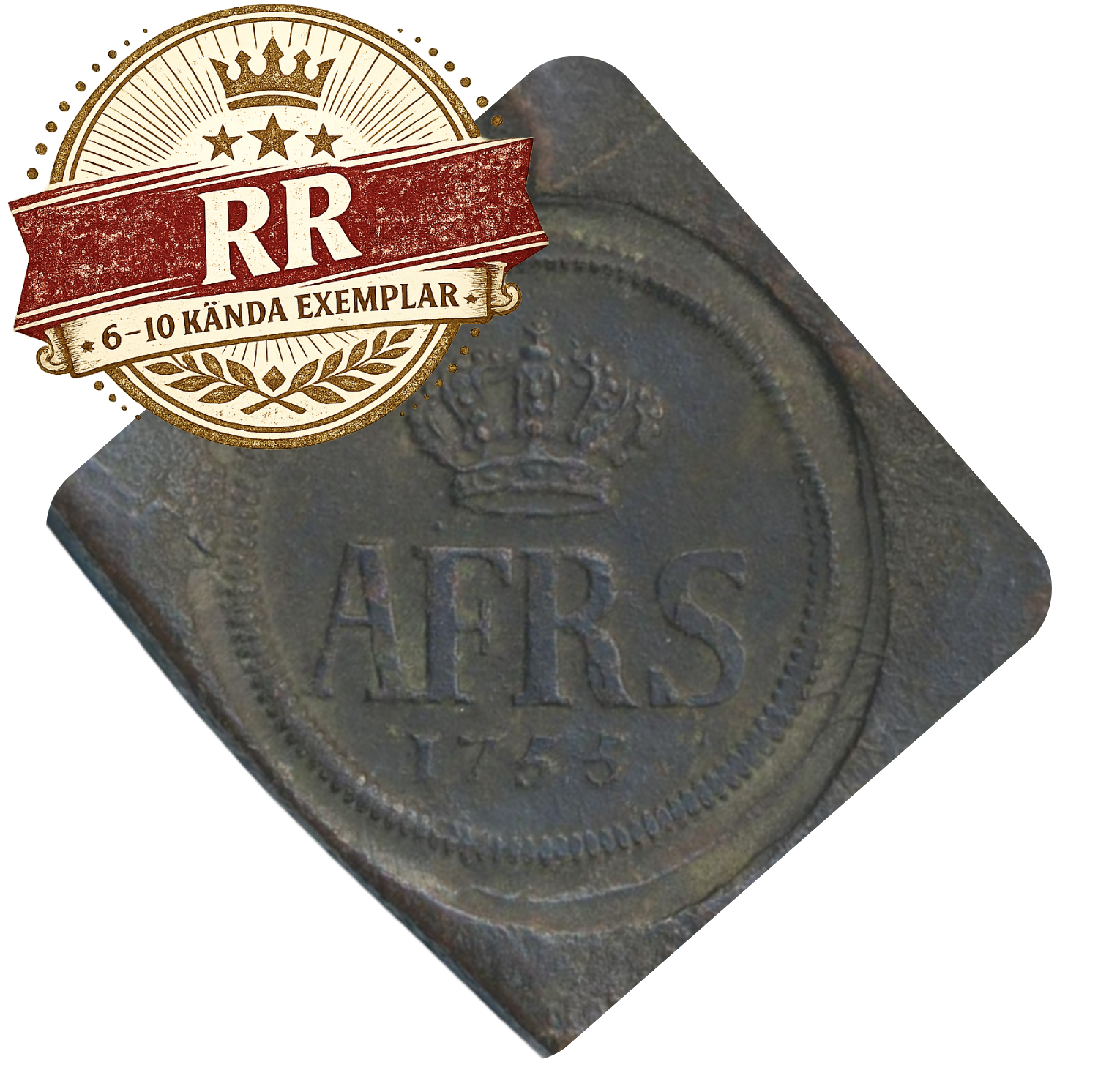 1 daler silvermynt 1755