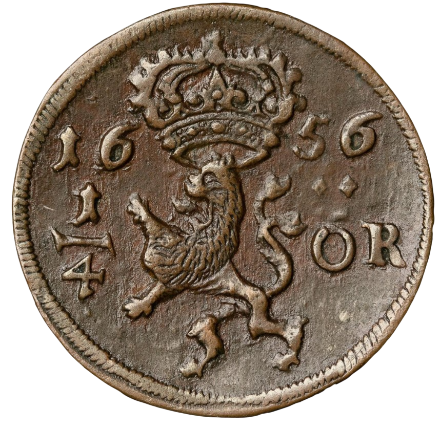 1/4 Öre 1656