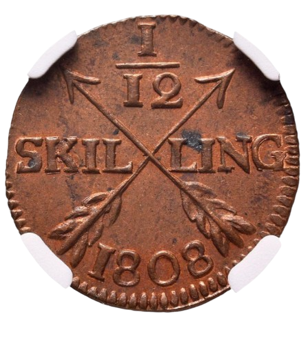 1/12 Skilling 1808