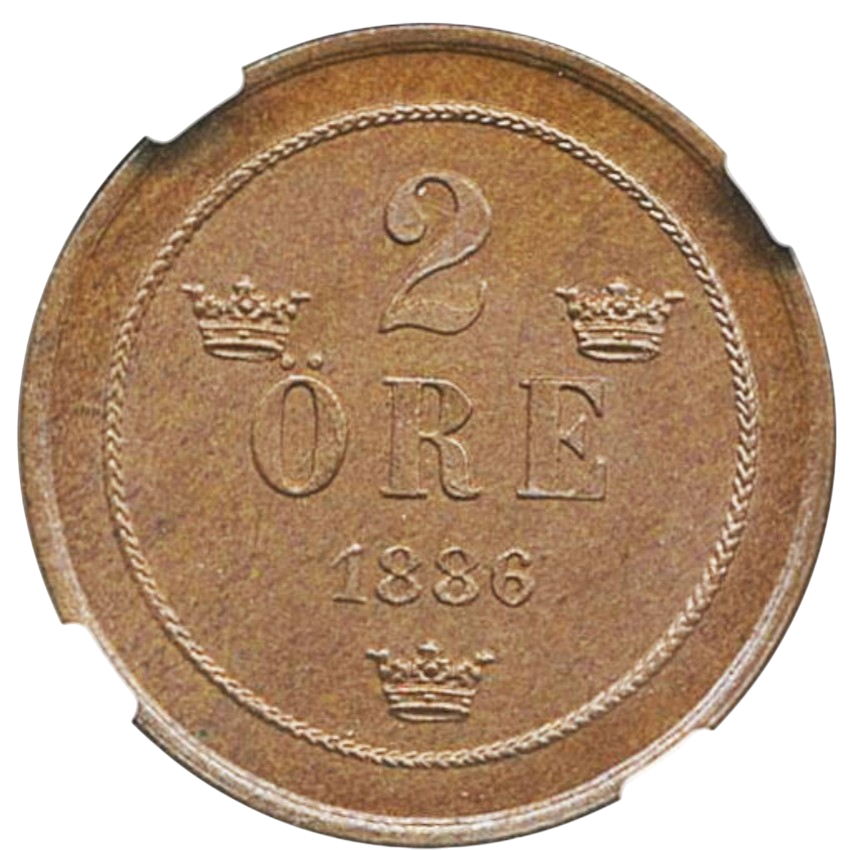 2 öre 1886