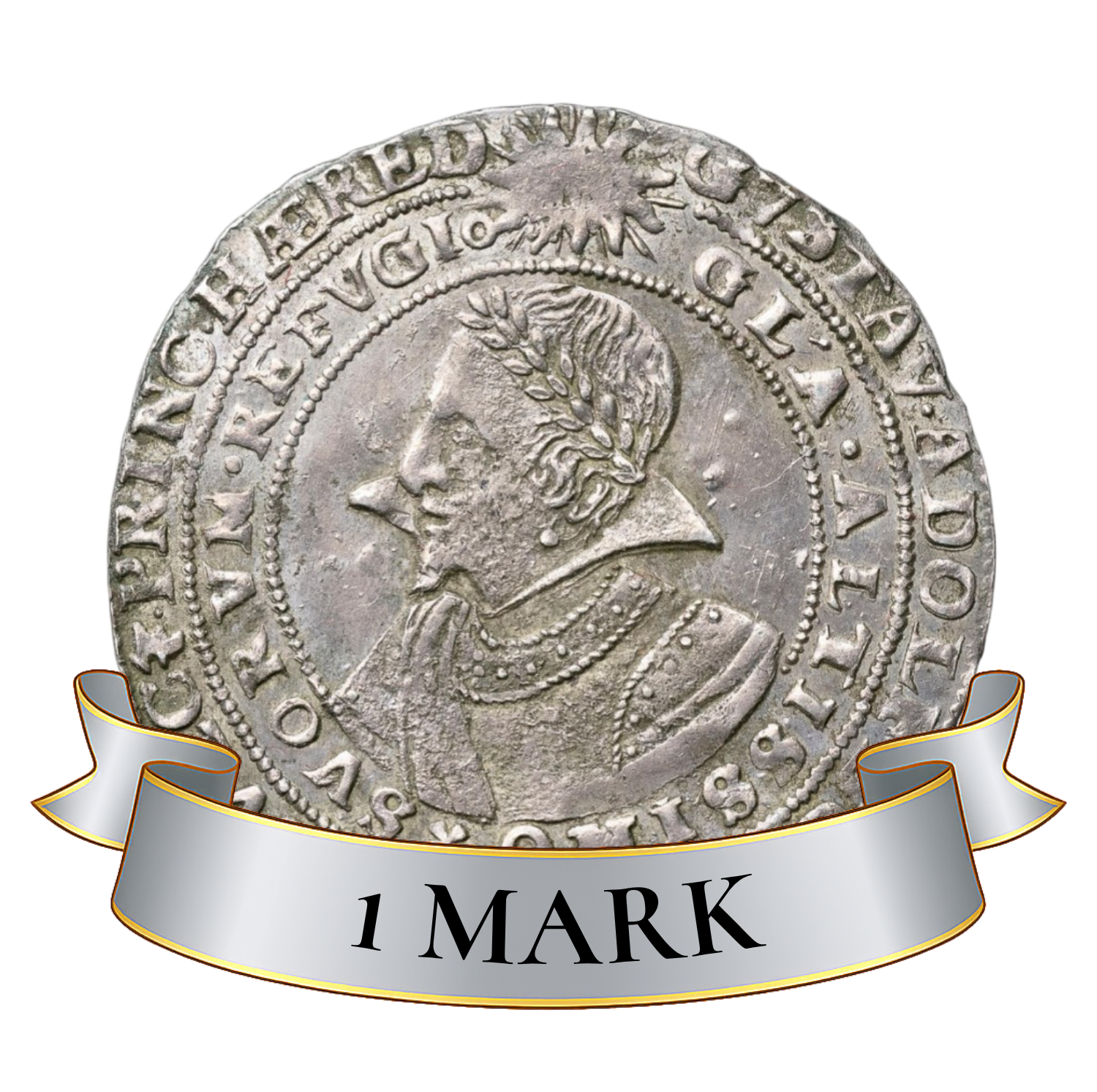 1 mark Gustav II Adolf