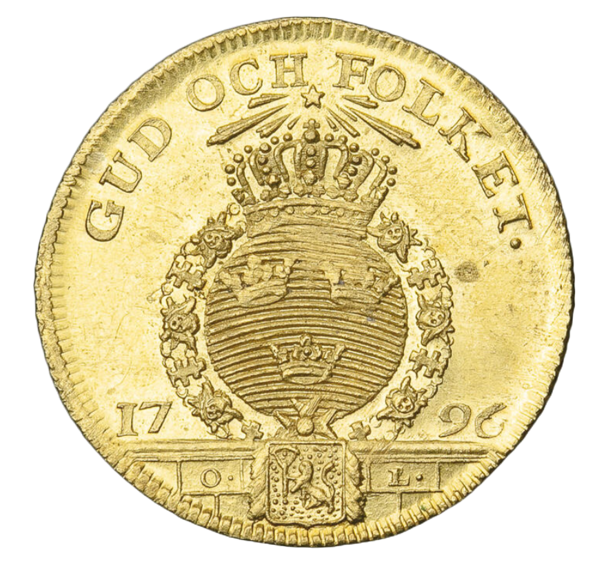 1 Dukat 1796 - Guld ifrån ädelfors