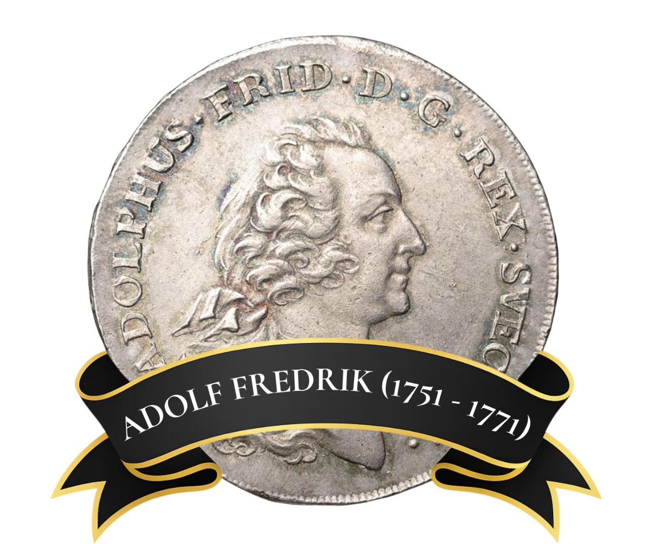 Adolf Fredriks mynthistoria