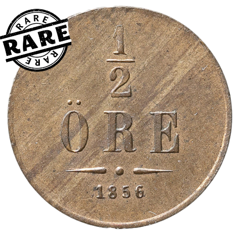 1/2 öre 1856